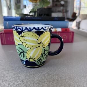 Starbucks Barista 2001 Hand-Painted Ceramic Mug | Lemons Design